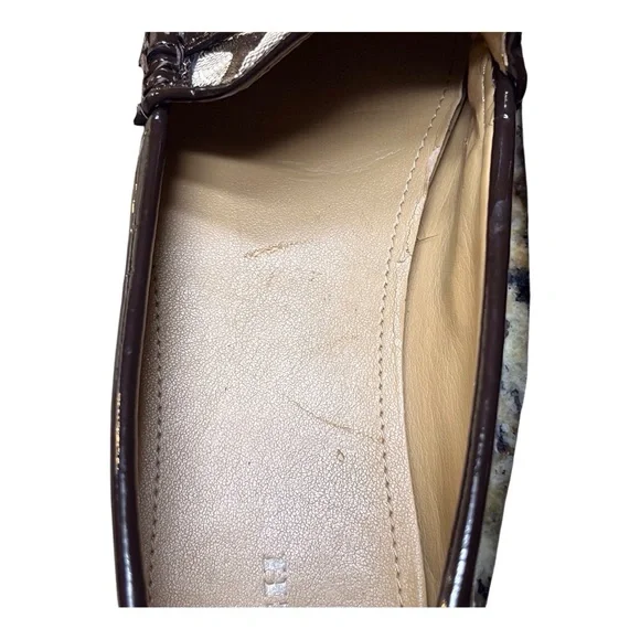 COACH Frida Monogrammed Canvas Loafers - Picture 7 of 9